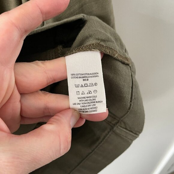 Free People Not Your Brothers Surplus Utility Military Jacket Olive Green Medium - Picture 8 of 9